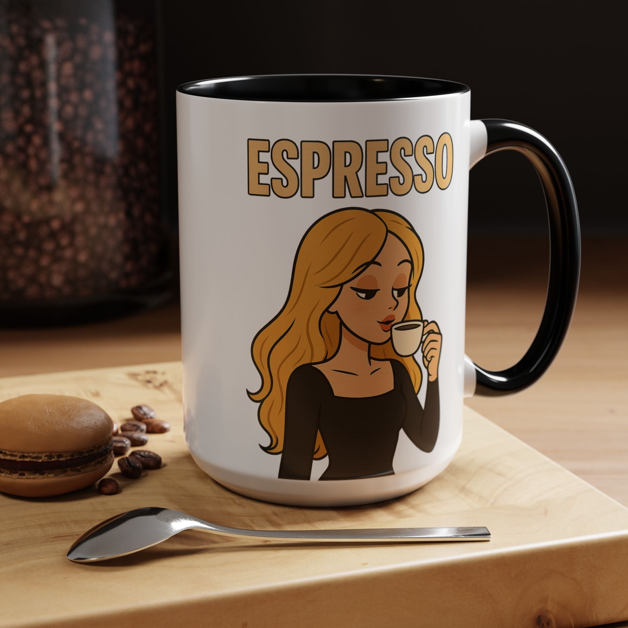 Sabrina Carpenter - Espresso Coffee Mug — 11/15oz Accent Ceramic Cup