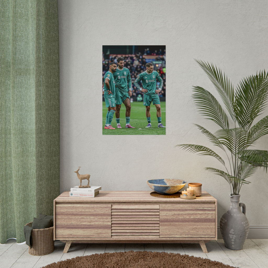Salah, Wirtz & Szoboszlai Photo Poster - Rolled Liverpool FC Action Print