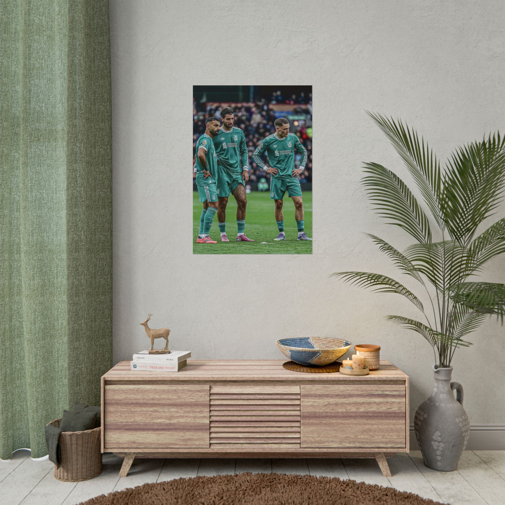Salah, Wirtz & Szoboszlai Photo Poster - Rolled Liverpool FC Action Print