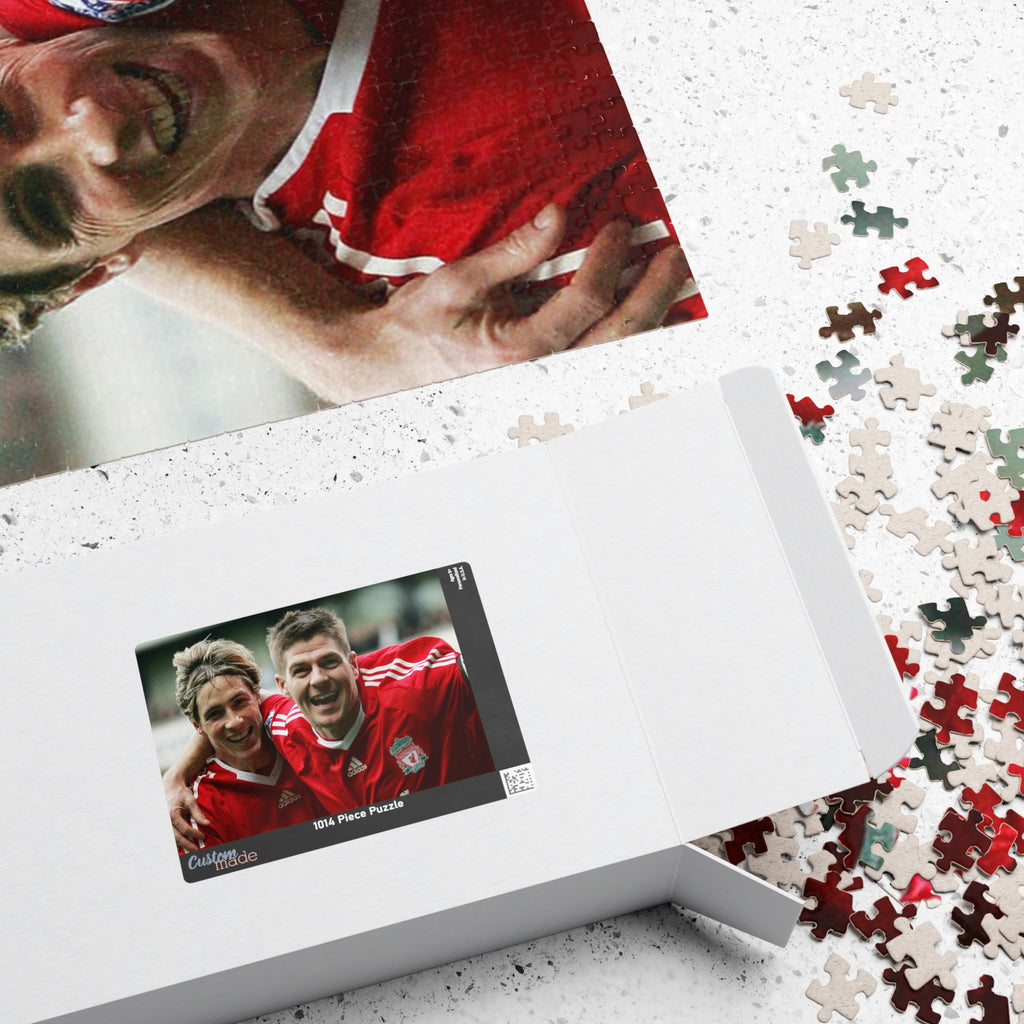 Steven Gerrard & Fernando Torres Liverpool Jigsaw Puzzle — Custom 110/252/520/1014-Piece