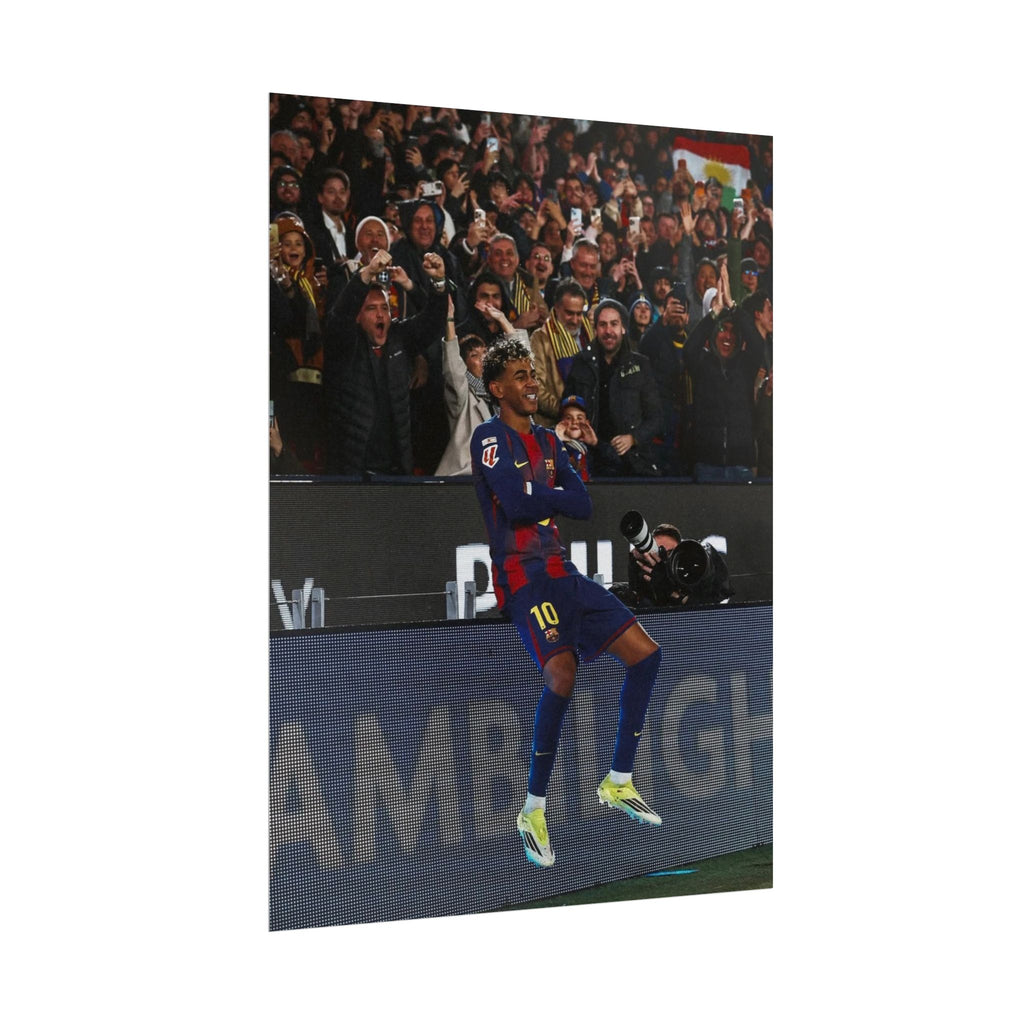 Lamine Yamal Poster — Barcelona Football Star Wall Art