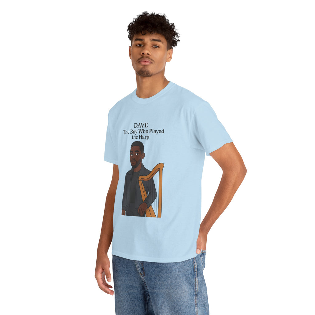 Dave T-Shirt — "The Boy Who Played the Harp" Graphic Tee