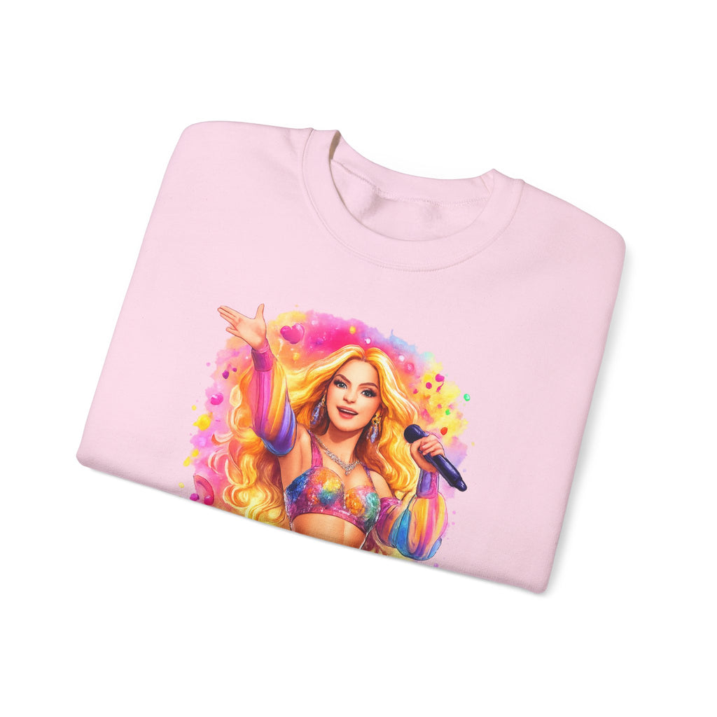 Zara Larsson Graphic Sweatshirt - Colorful Pop Star Crewneck