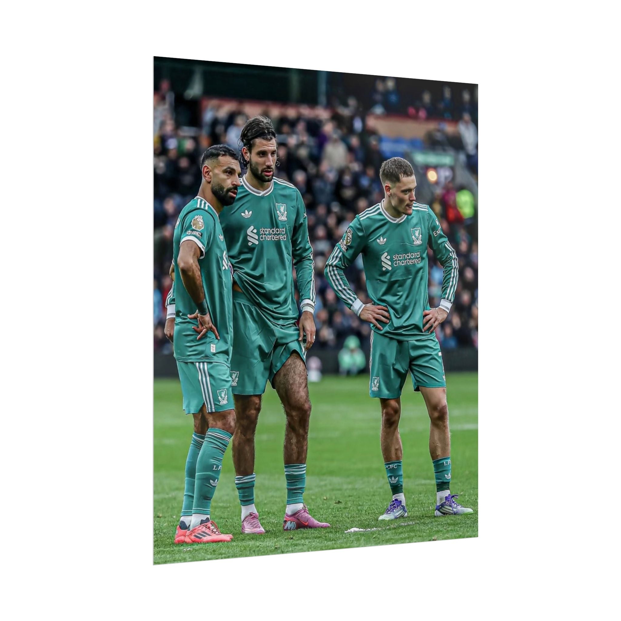 Salah, Wirtz & Szoboszlai Photo Poster - Rolled Liverpool FC Action Print