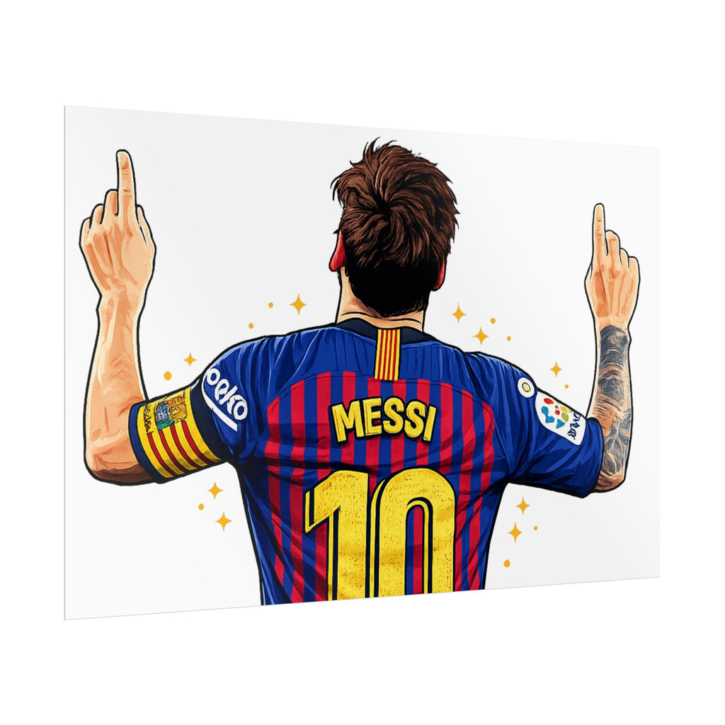 Lionel Messi Celebration Rolled Poster