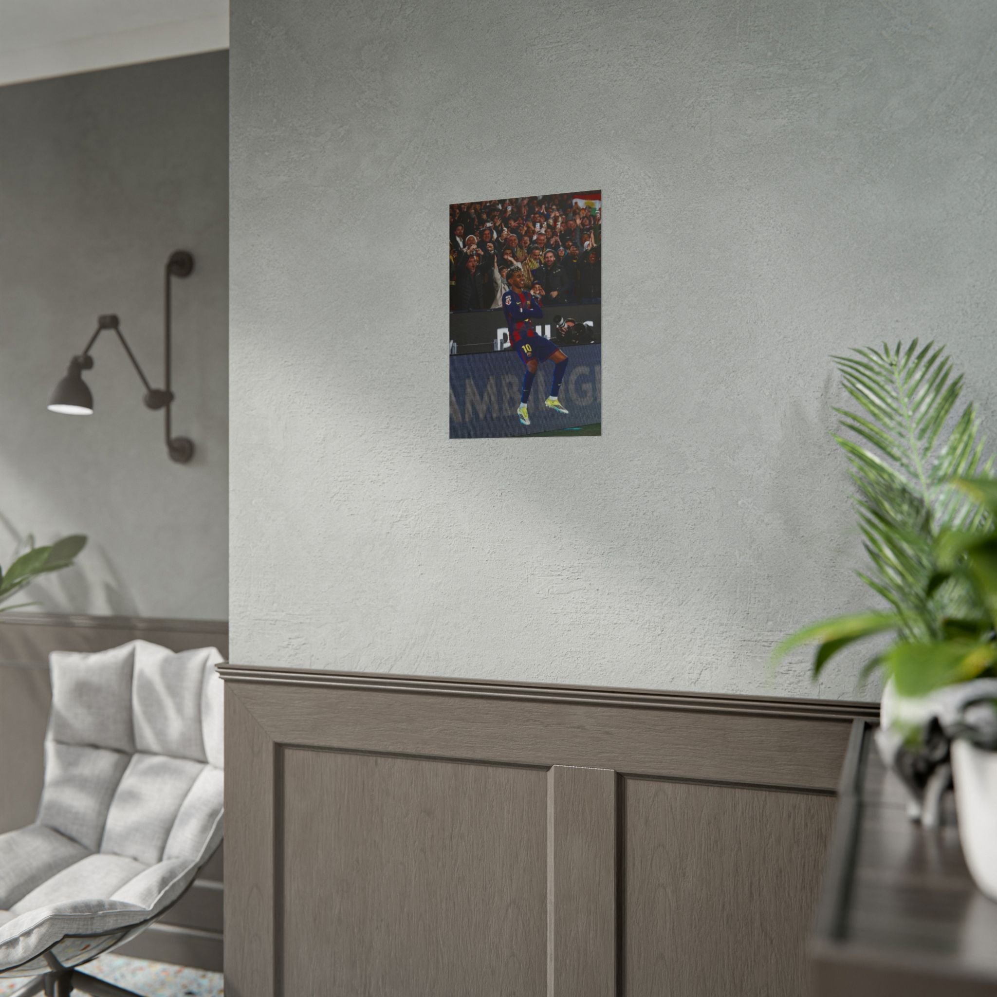 Lamine Yamal Poster — Barcelona Football Star Wall Art