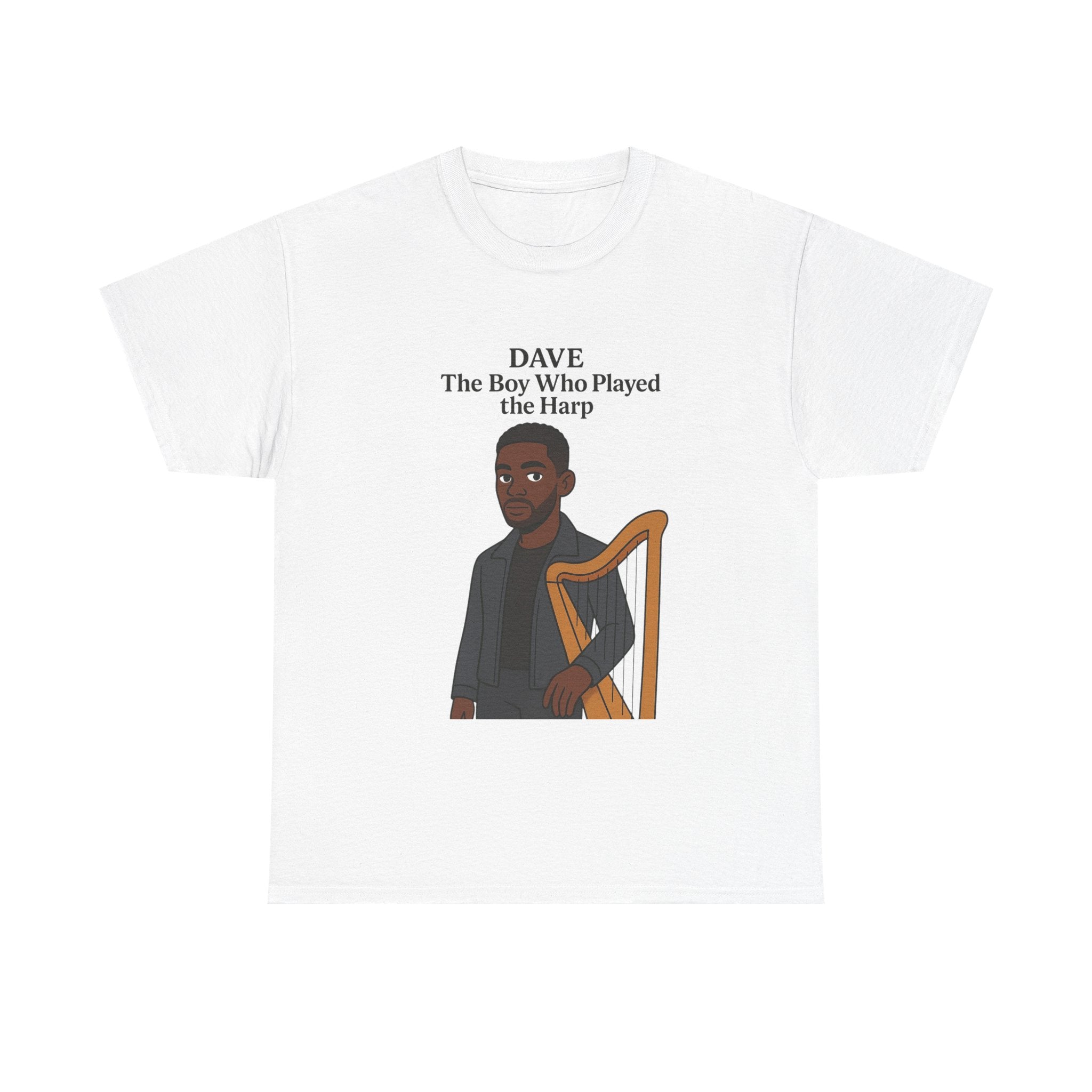 Dave T-Shirt — "The Boy Who Played the Harp" Graphic Tee