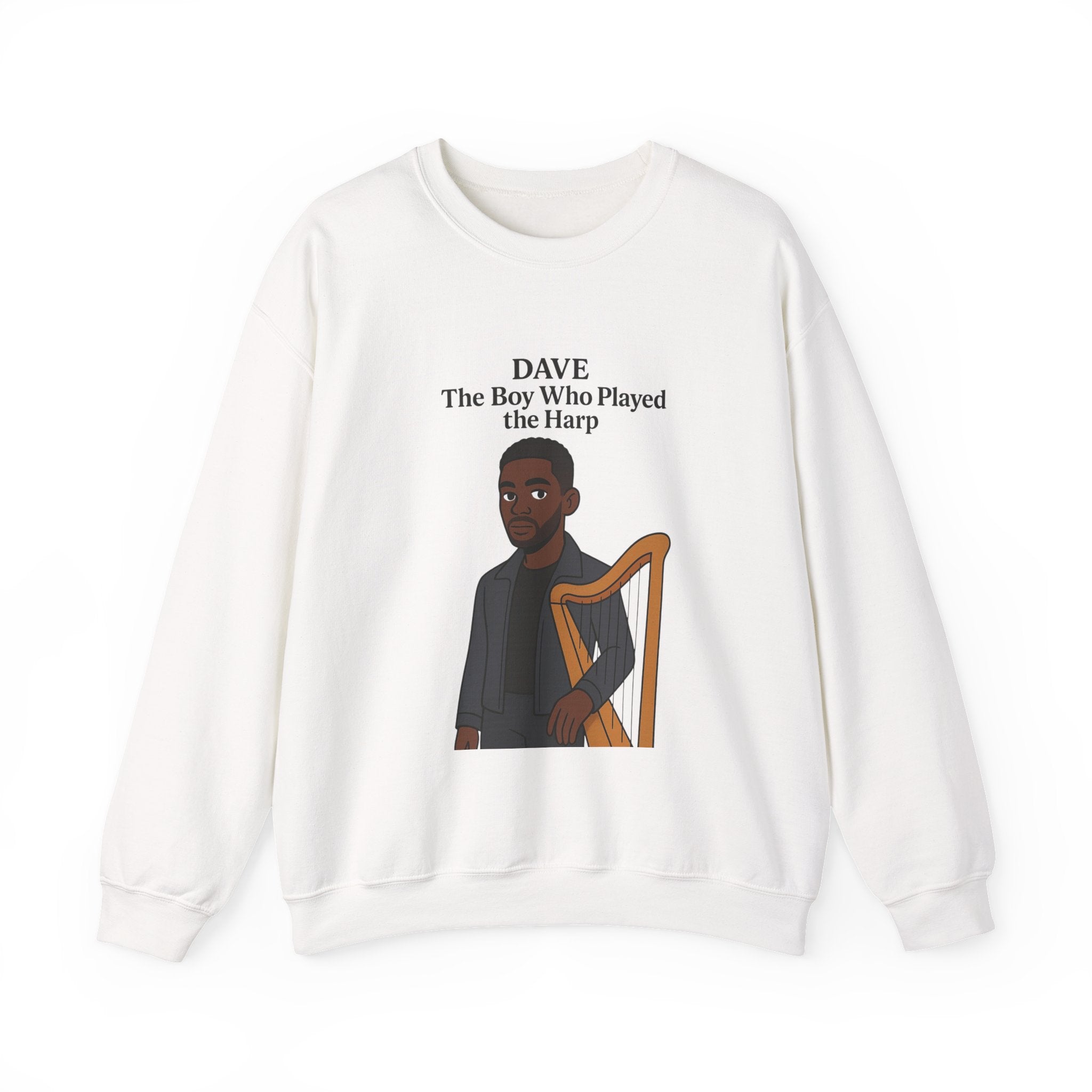 Dave Sweatshirt — "The Boy Who Played the Harp" Graphic Crewneck