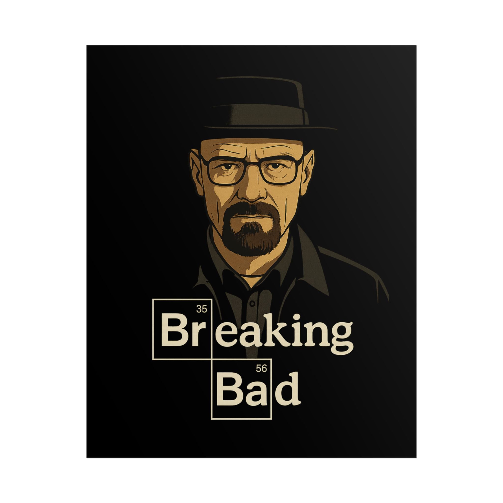 Breaking Bad Style Rolled Poster