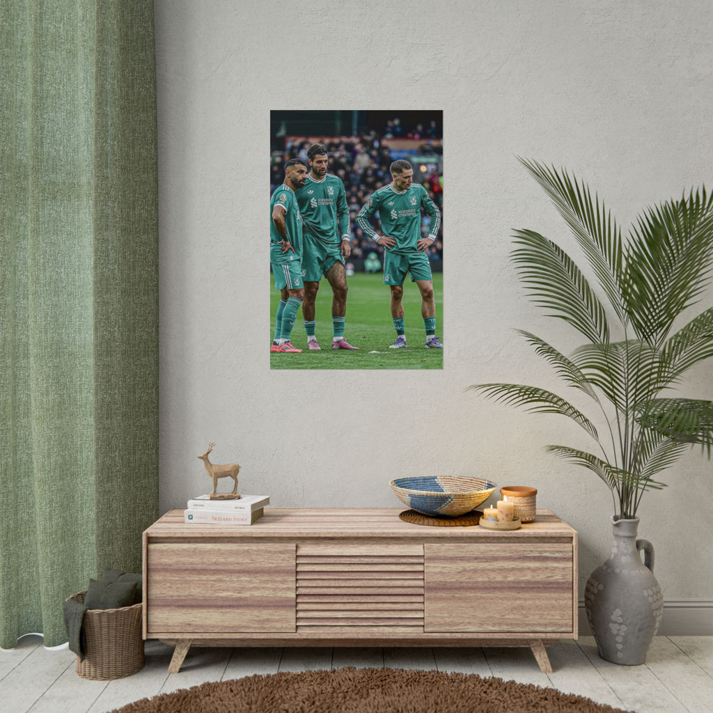 Salah, Wirtz & Szoboszlai Photo Poster - Rolled Liverpool FC Action Print