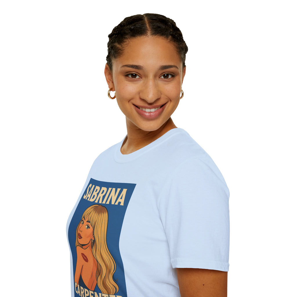 Sabrina Carpenter Retro Pin-Up Graphic T-Shirt