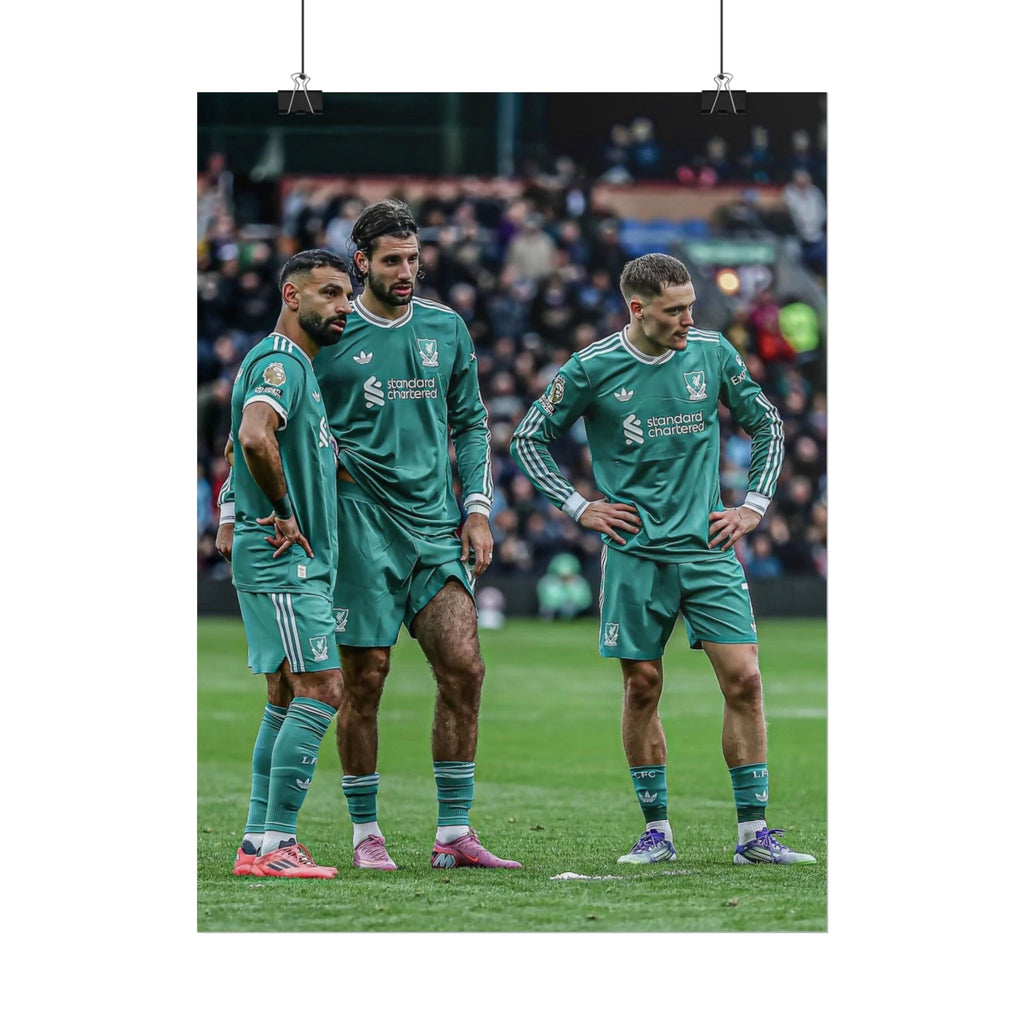 Salah, Wirtz & Szoboszlai Photo Poster - Rolled Liverpool FC Action Print
