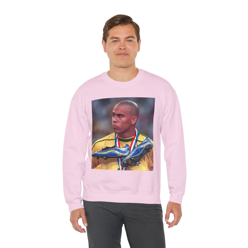 Ronaldo R9 Soccer Champion Photo Crewneck Sweatshirt