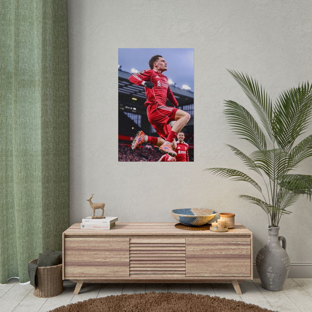 Florian Wirtz - Liverpool Football Star Action Poster