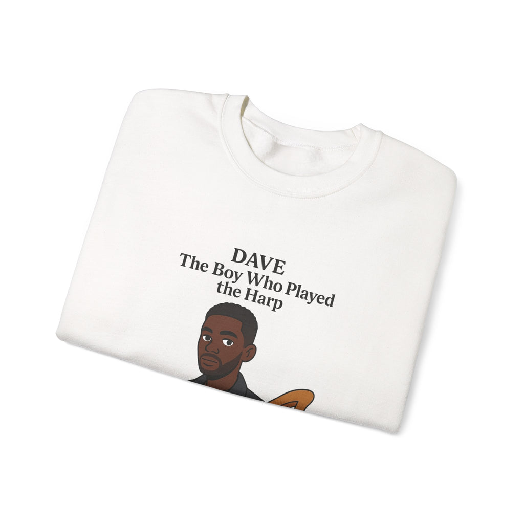 Dave Sweatshirt — "The Boy Who Played the Harp" Graphic Crewneck
