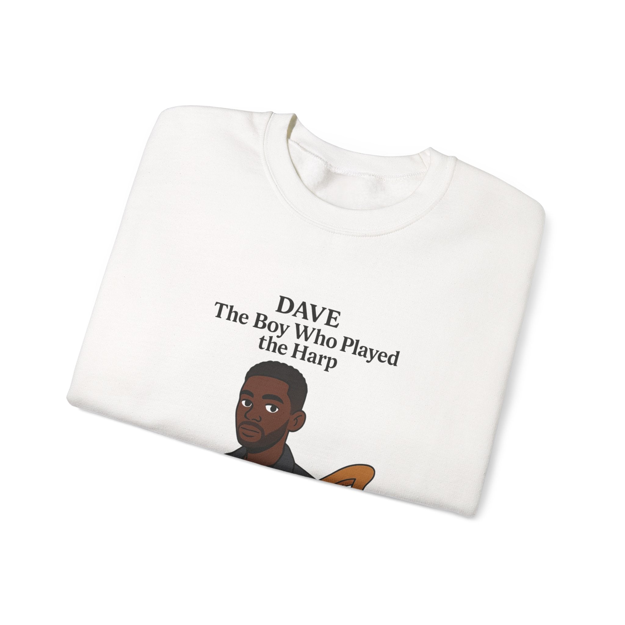 Dave Sweatshirt — "The Boy Who Played the Harp" Graphic Crewneck