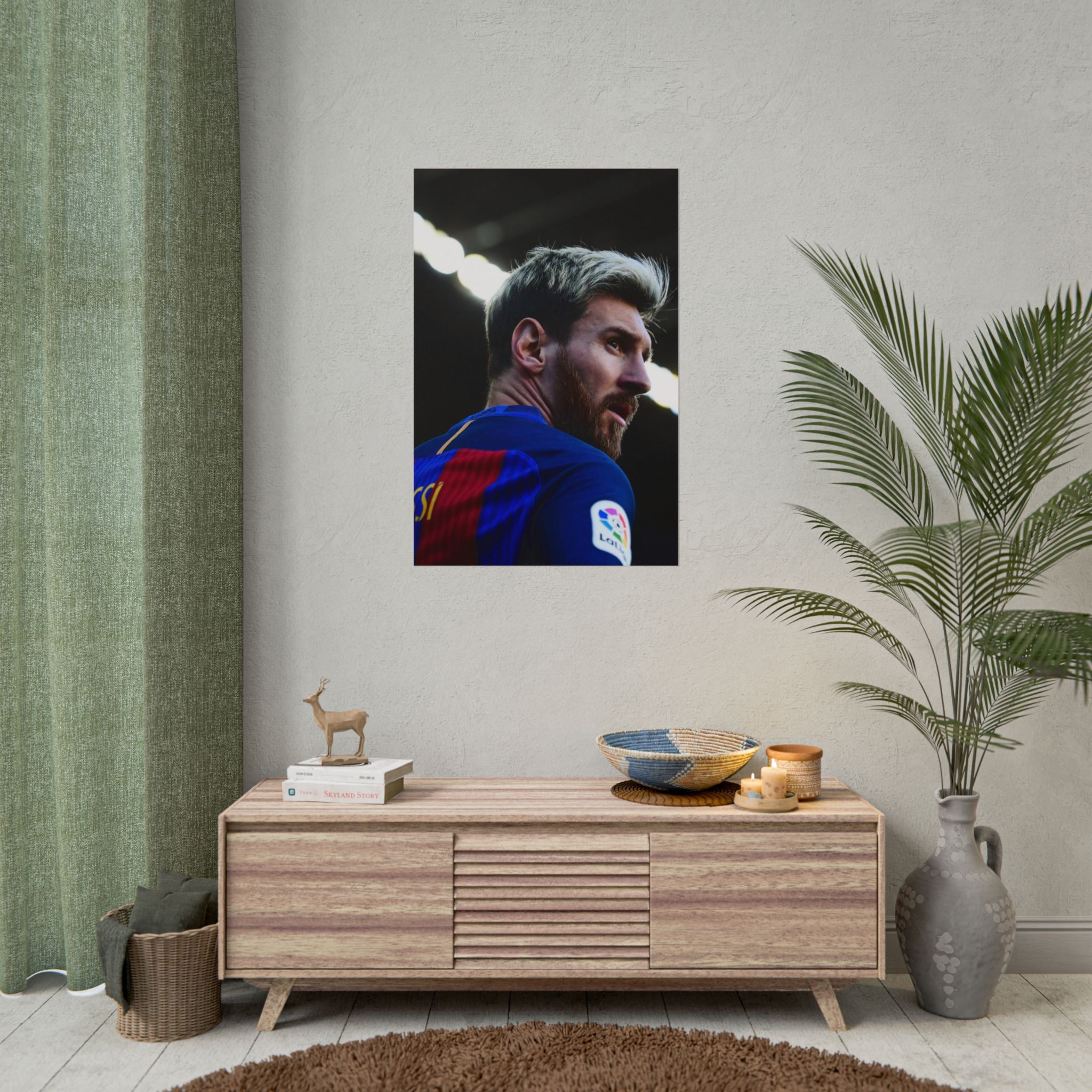 Lionel Messi Barcelona Poster - Soccer Rolled Poster
