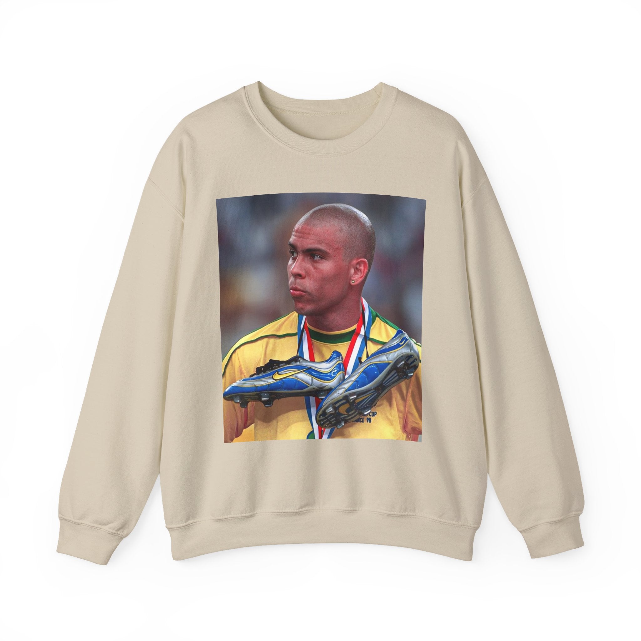 Ronaldo R9 Soccer Champion Photo Crewneck Sweatshirt