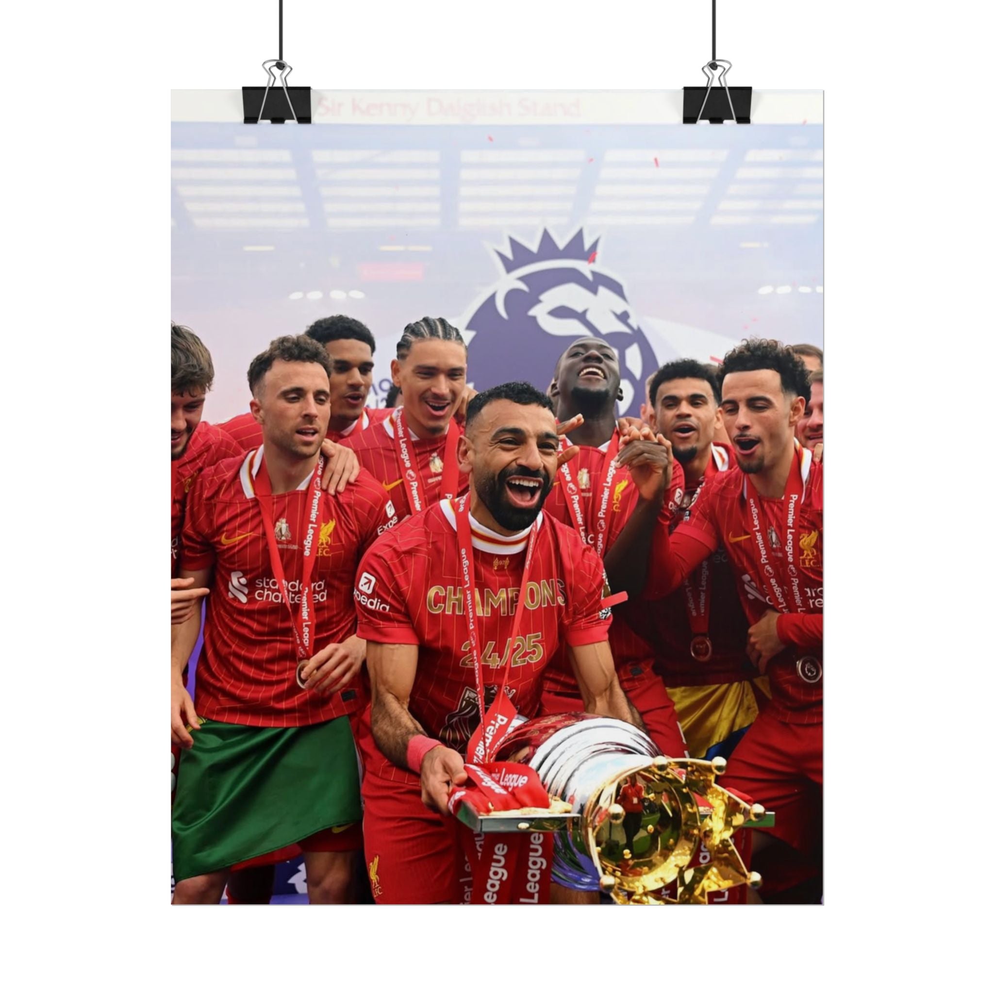 Liverpool FC Premier League Winners Photo Poster — Rolled Soccer Wall Art