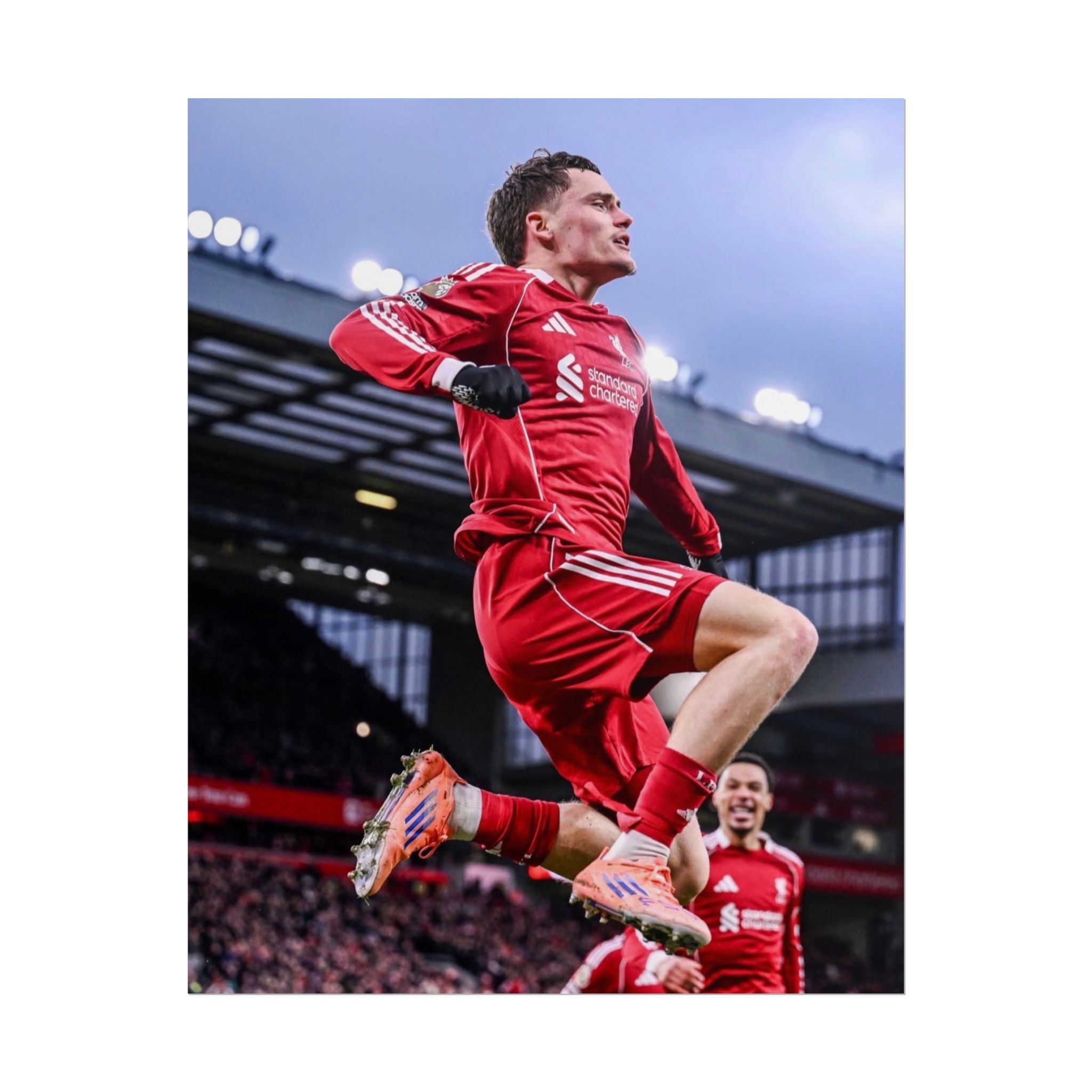 Florian Wirtz - Liverpool Football Star Action Poster
