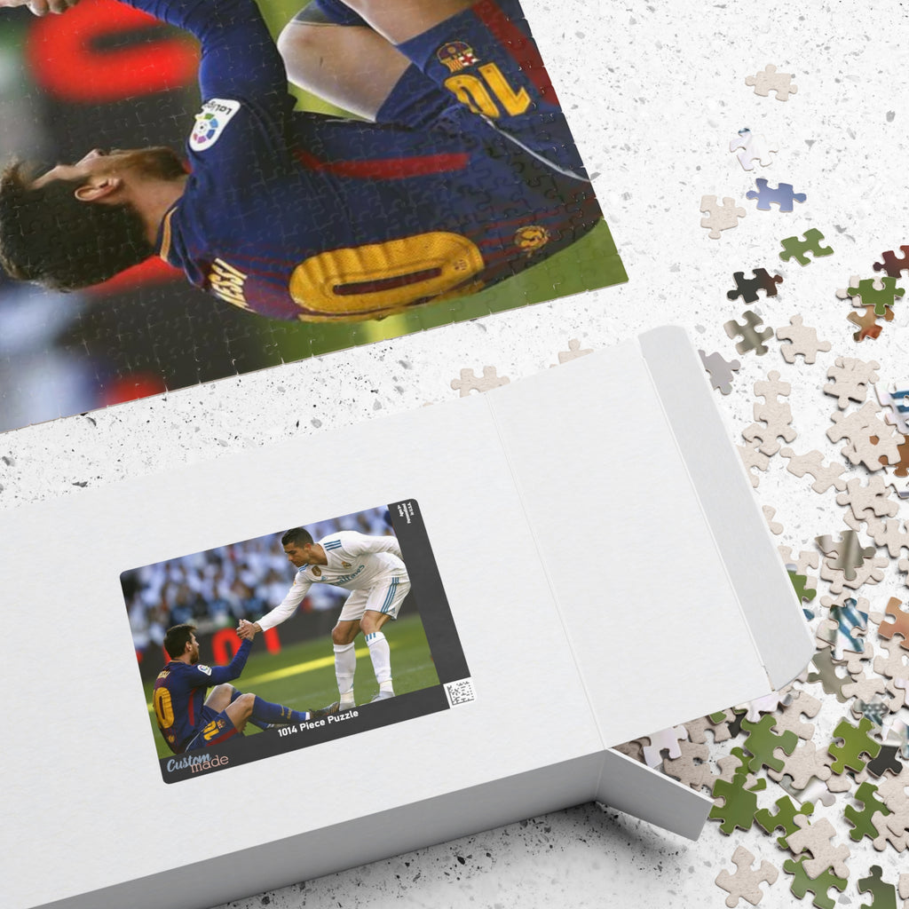 Soccer Legends Puzzle — Cristiano Ronaldo & Lionel Messi 252–520–1014 Piece Jigsaw