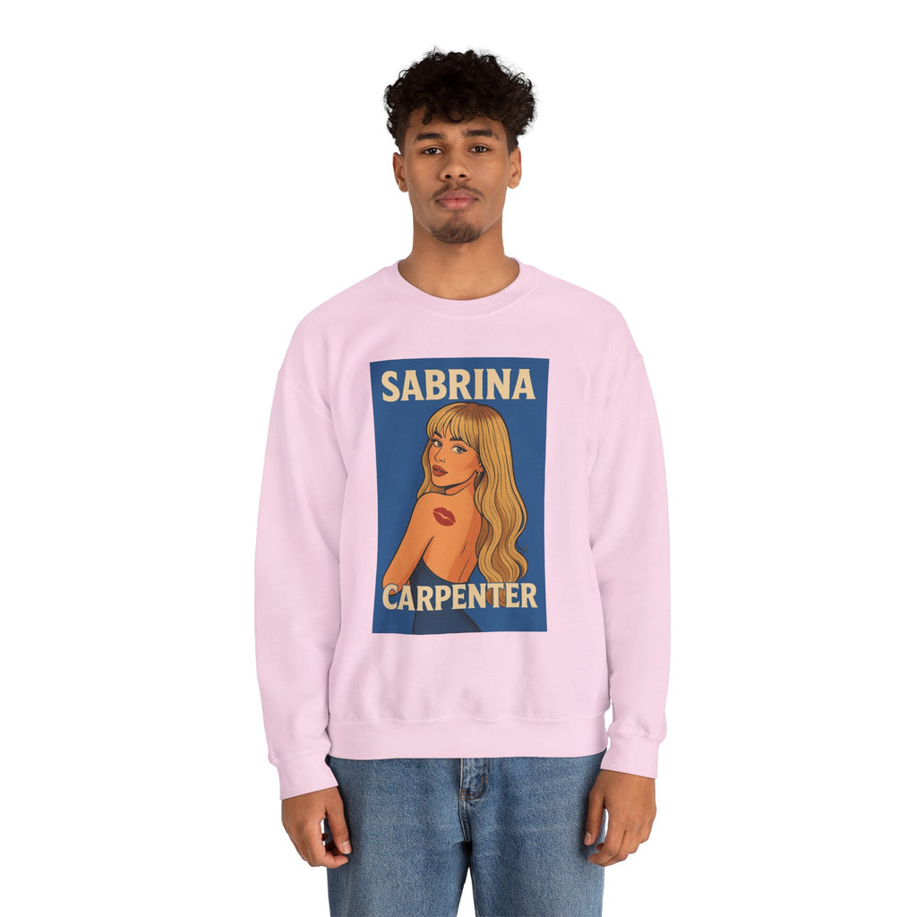 Sabrina Carpenter Retro Pin-Up Crewneck Sweatshirt