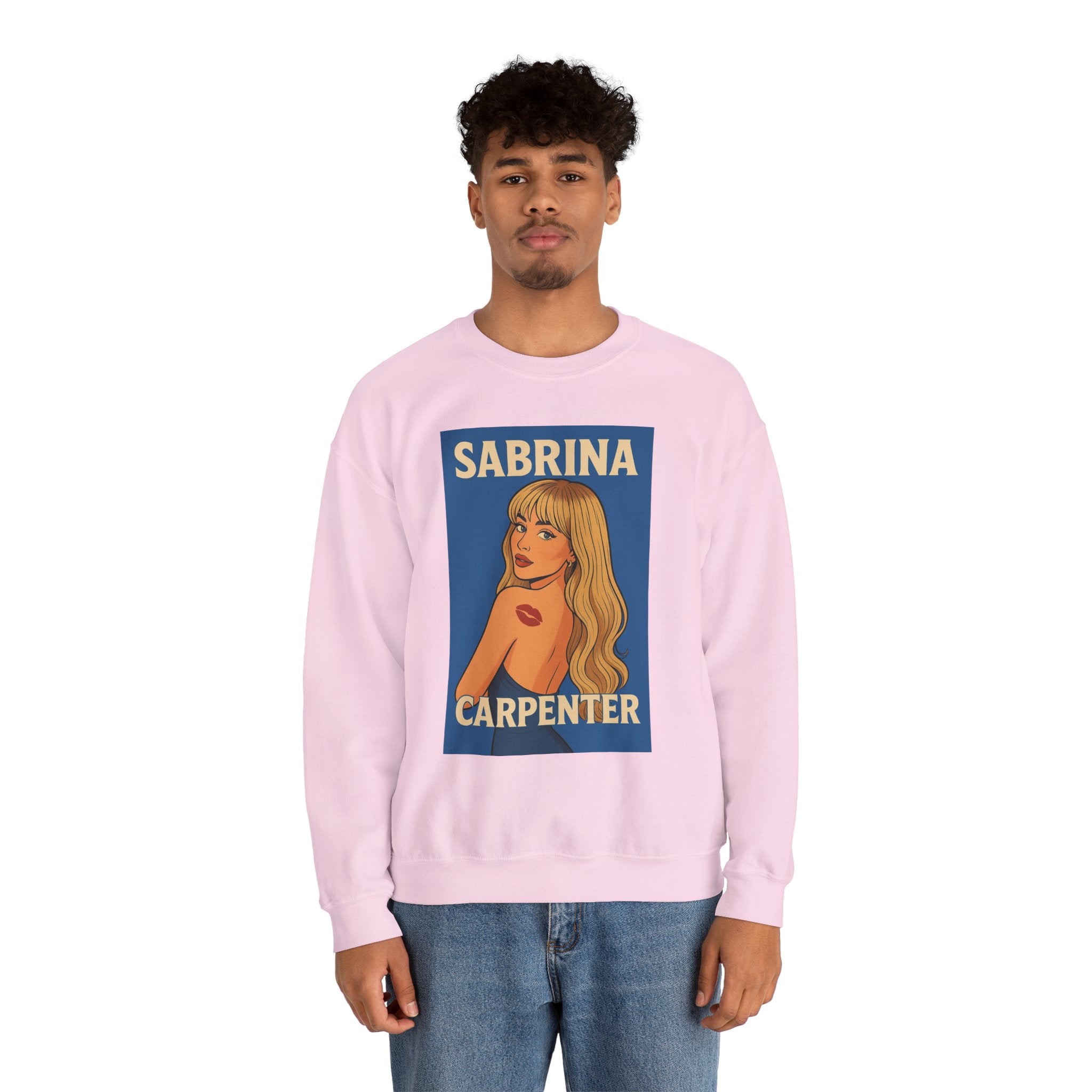 Sabrina Carpenter Retro Pin-Up Crewneck Sweatshirt