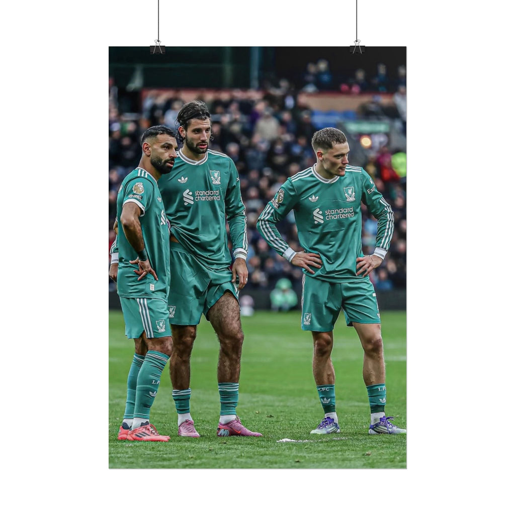 Salah, Wirtz & Szoboszlai Photo Poster - Rolled Liverpool FC Action Print
