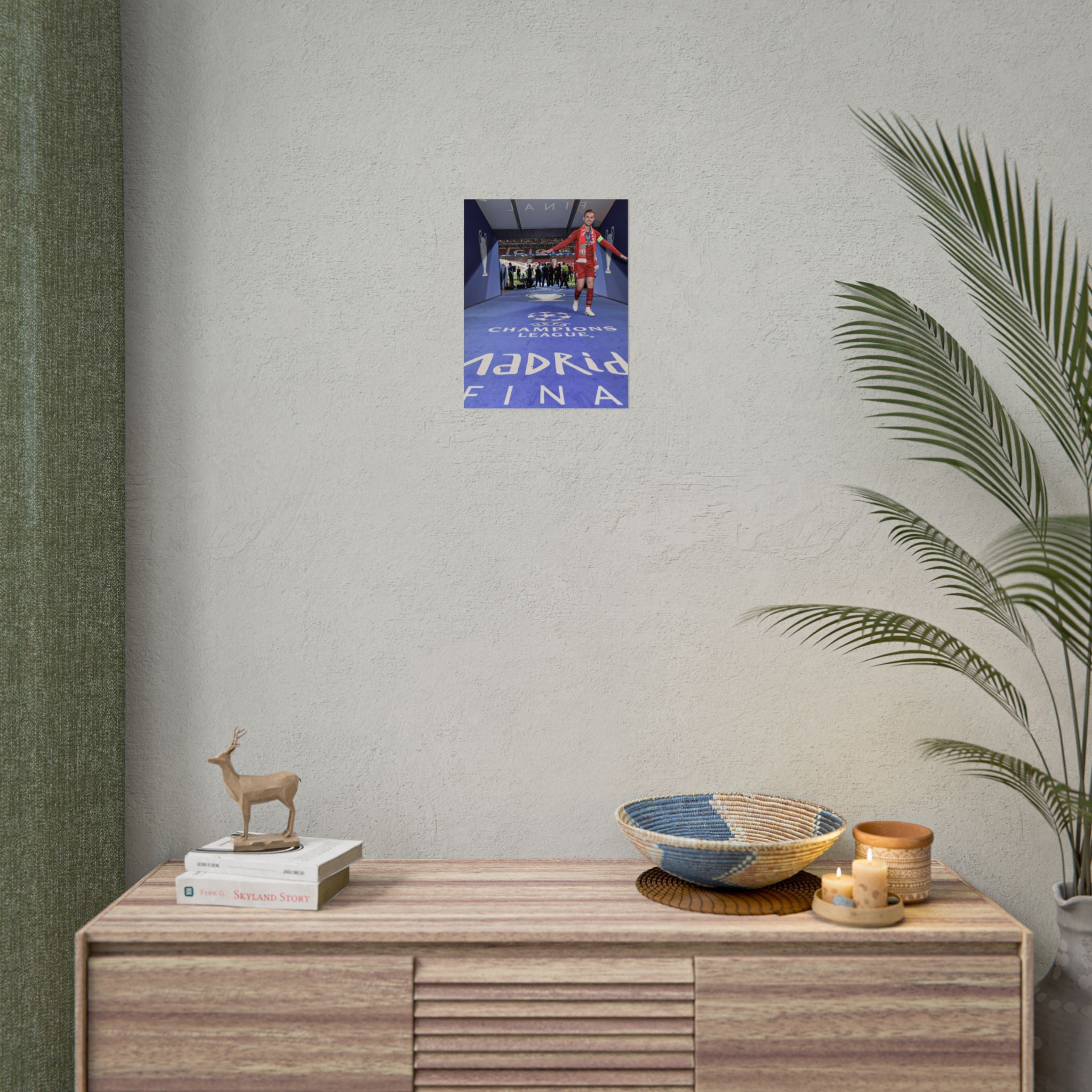 Jordan Henderson Liverpool Champions League Winners 2019 Rolled Poster