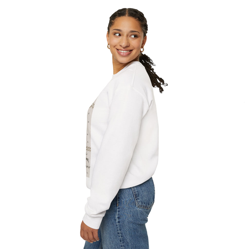 Real Madrid White and Gold Sweatshirt
