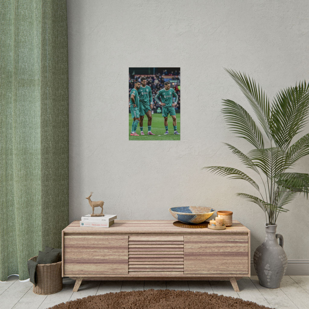 Salah, Wirtz & Szoboszlai Photo Poster - Rolled Liverpool FC Action Print