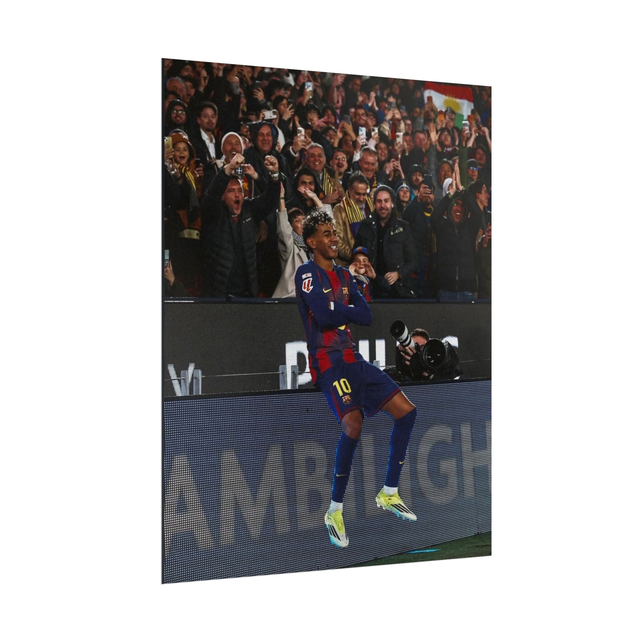 Lamine Yamal Poster — Barcelona Football Star Wall Art