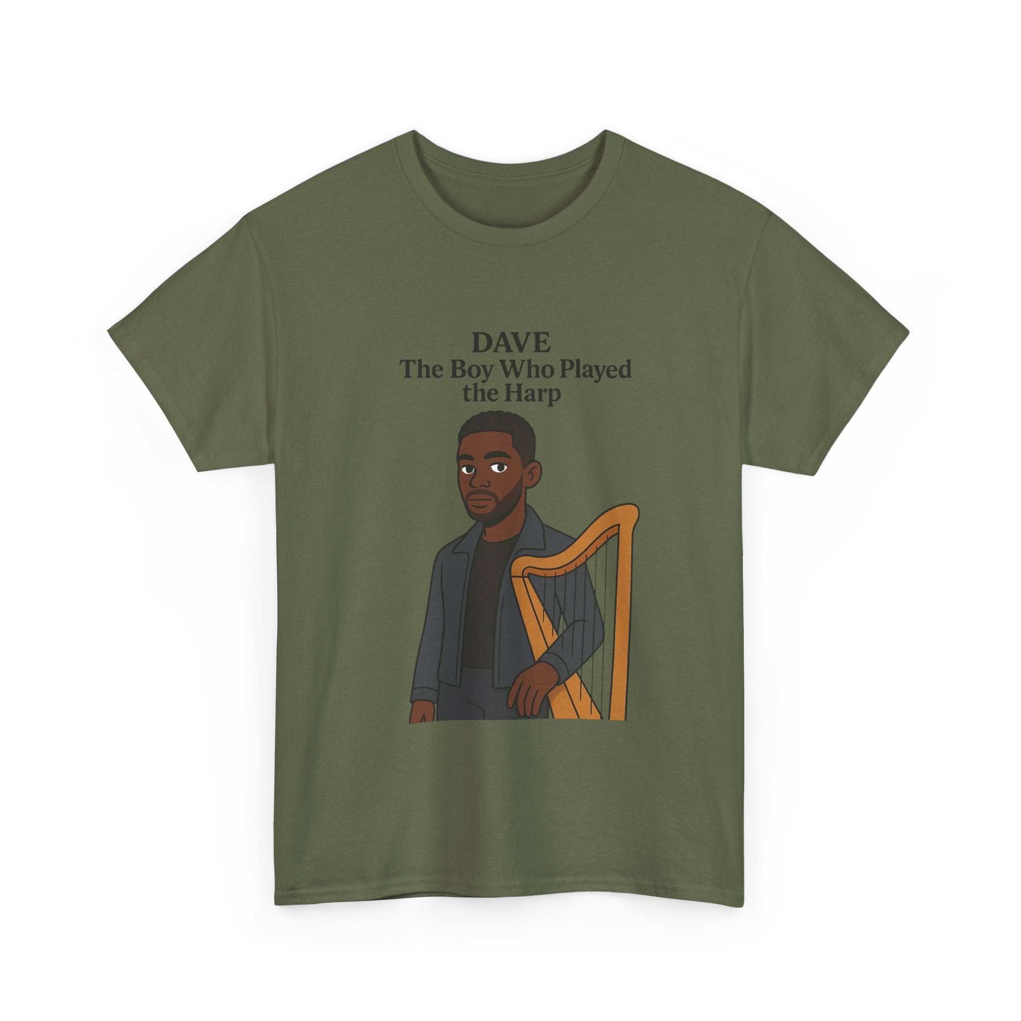 Dave T-Shirt — "The Boy Who Played the Harp" Graphic Tee
