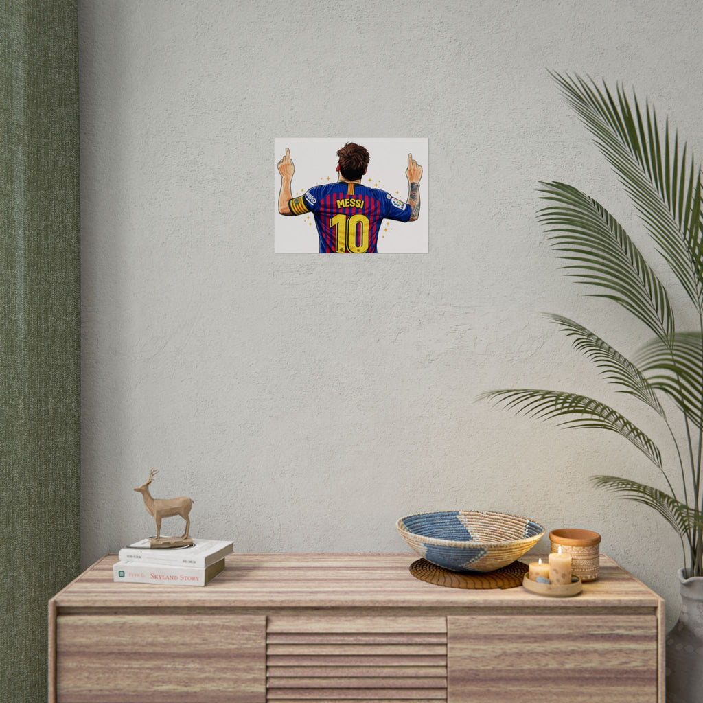 Lionel Messi Celebration Rolled Poster