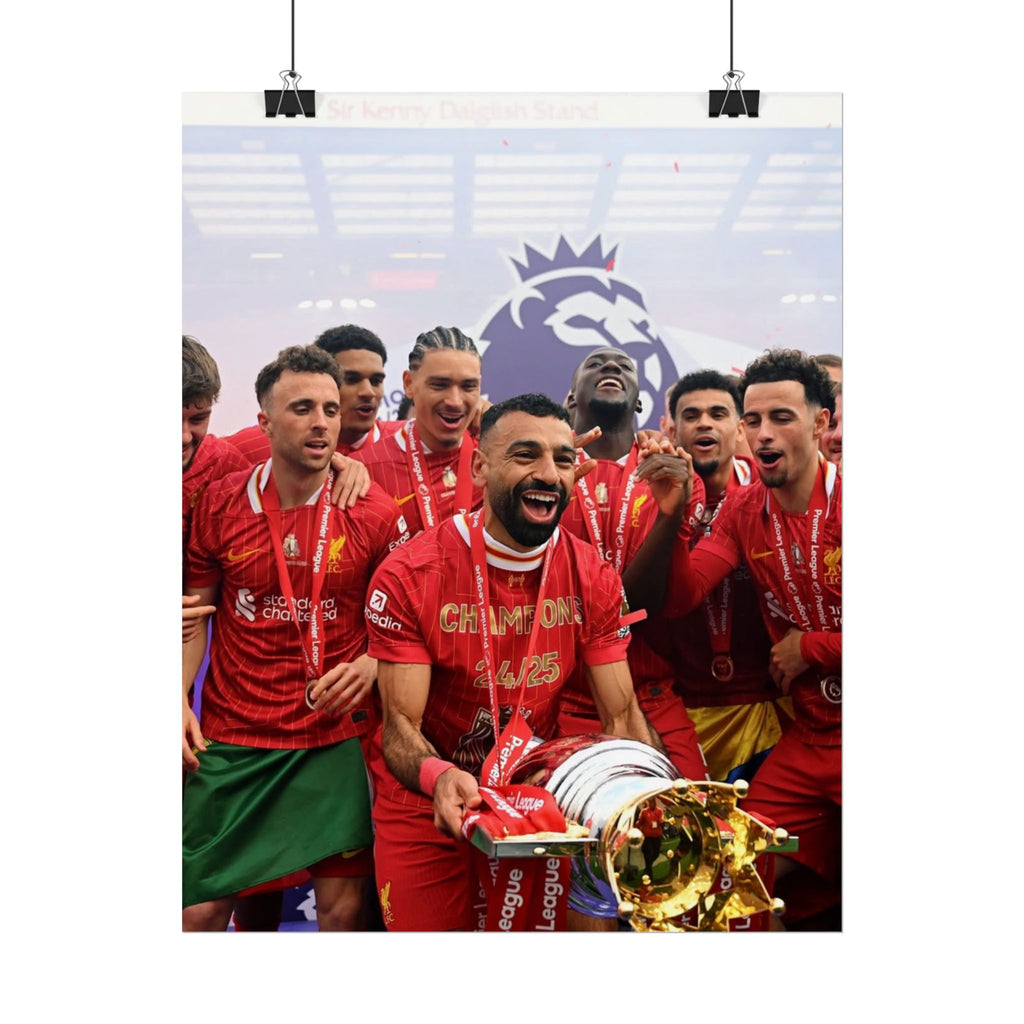 Liverpool FC Premier League Winners Photo Poster — Rolled Soccer Wall Art