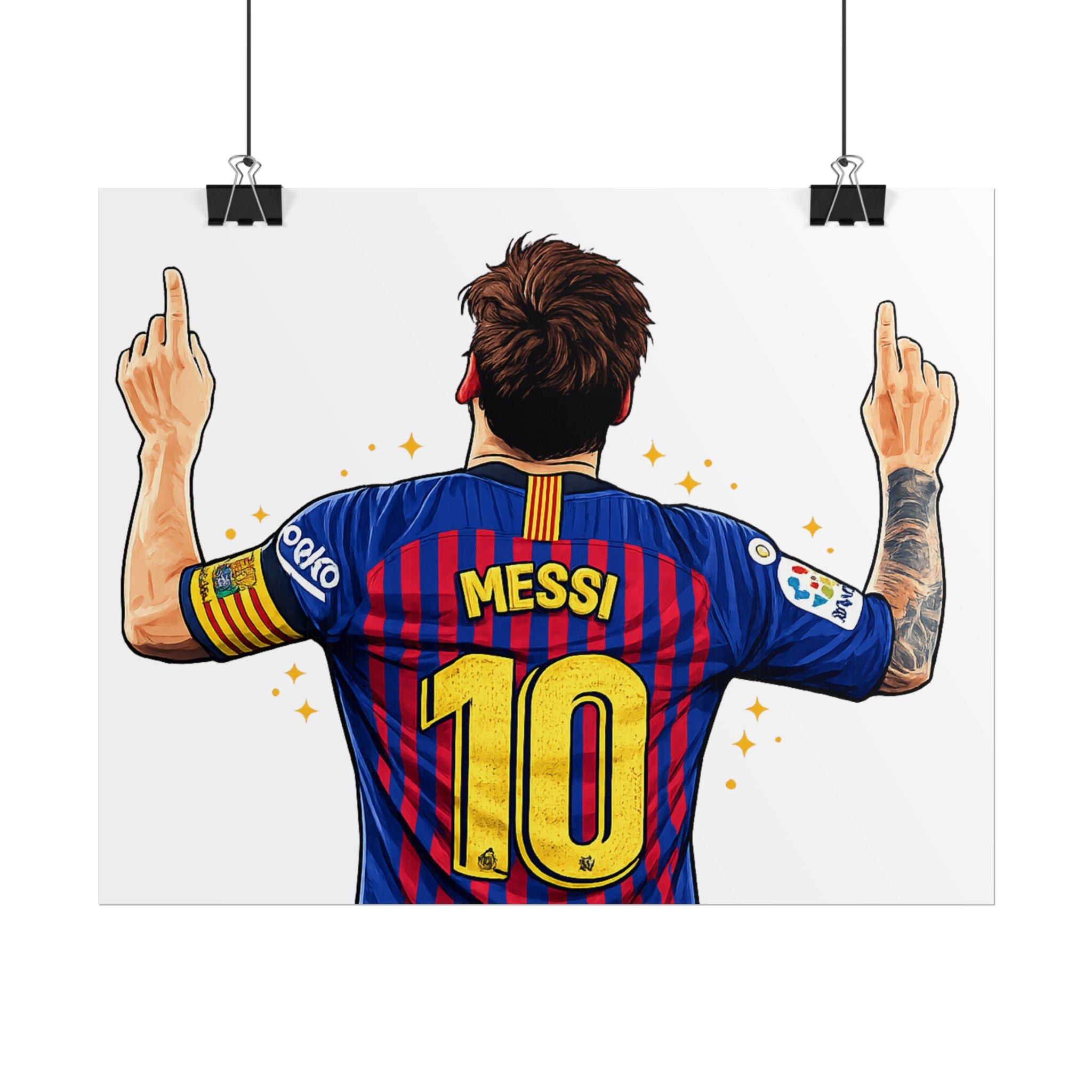 Lionel Messi Celebration Rolled Poster