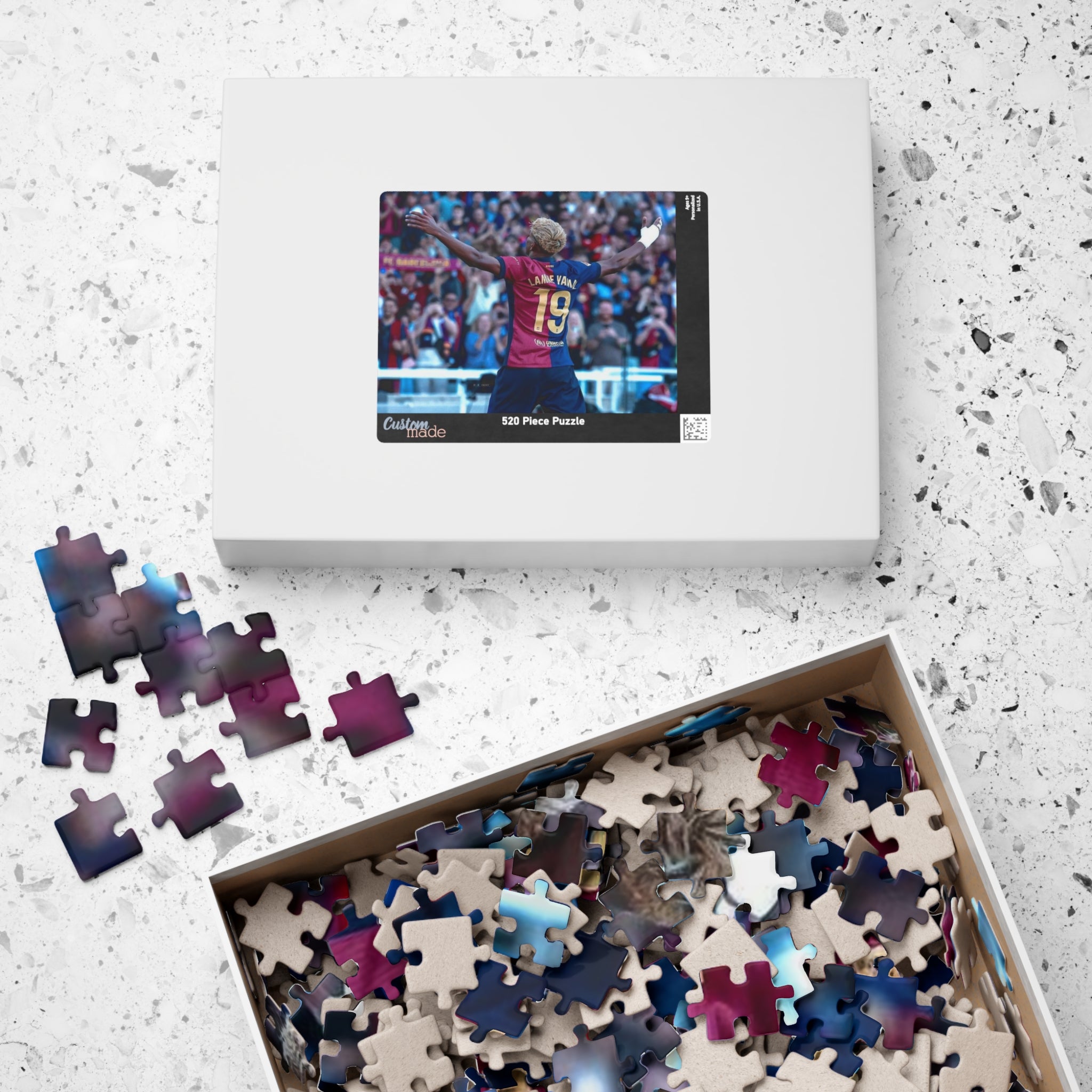 Lamine Yamal - Football Celebration Puzzle — Custom 110/252/520/1014‑Piece Jigsaw