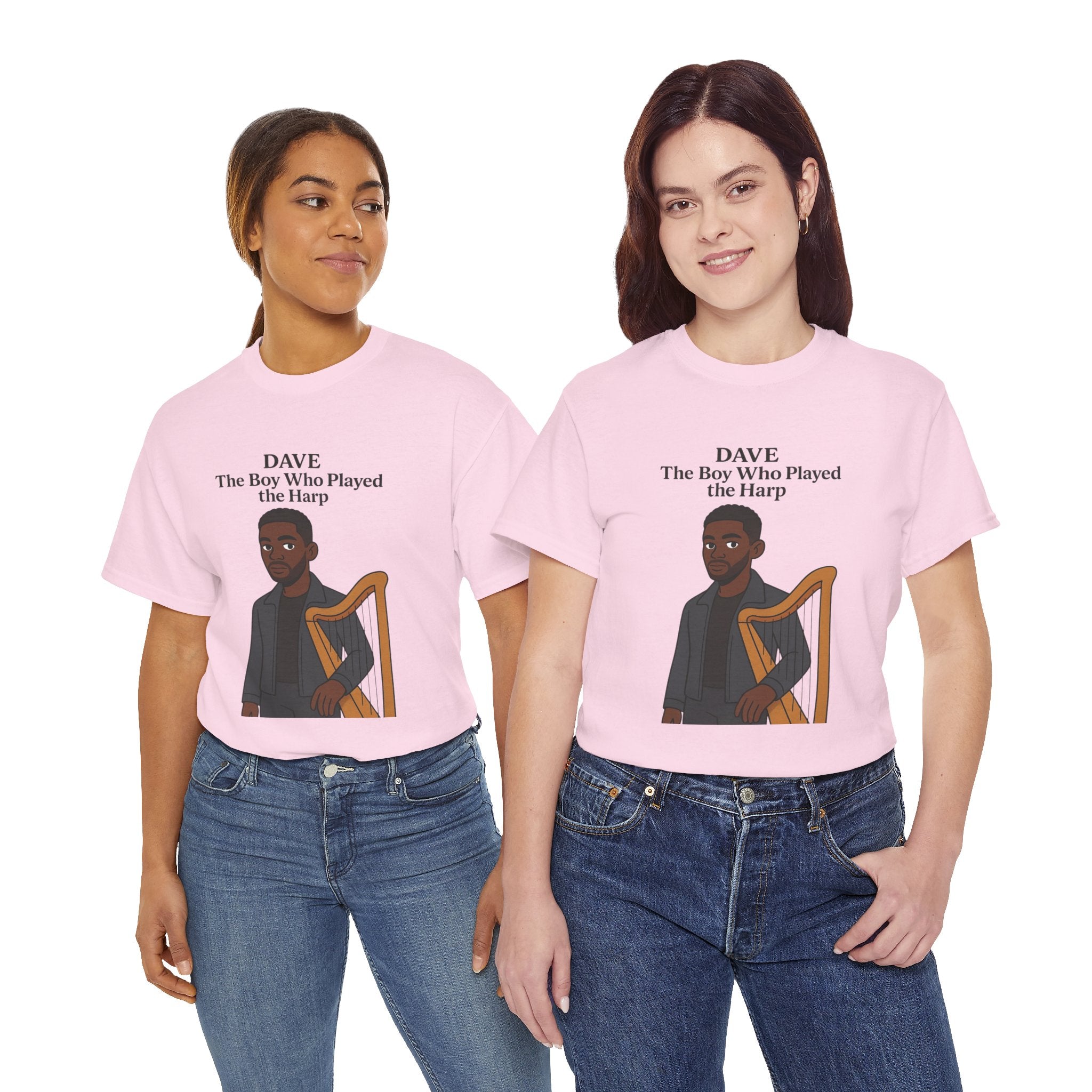 Dave T-Shirt — "The Boy Who Played the Harp" Graphic Tee