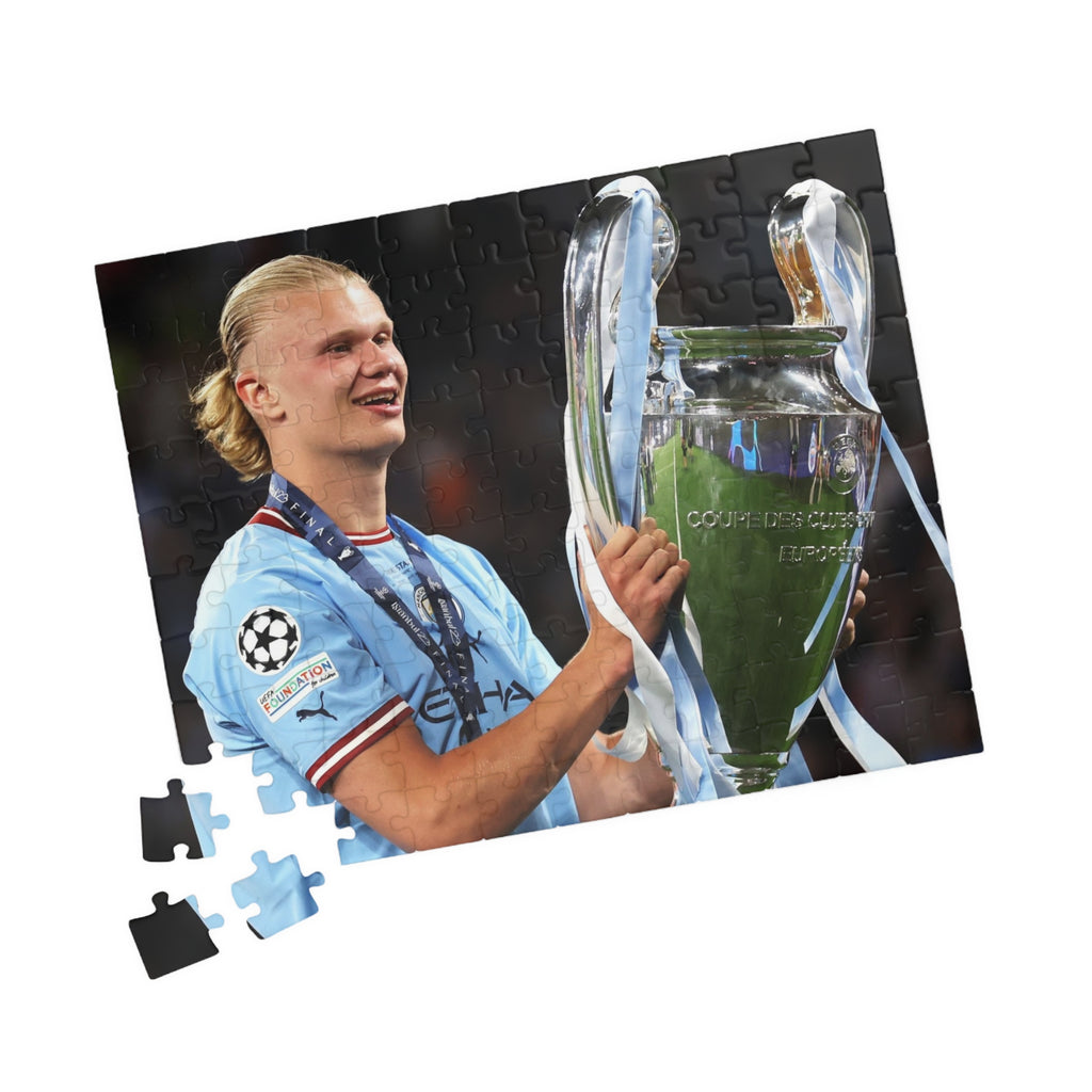 Erling Haaland Champion Trophy Soccer Puzzle — 252/520/1014‑Piece Football Jigsaw