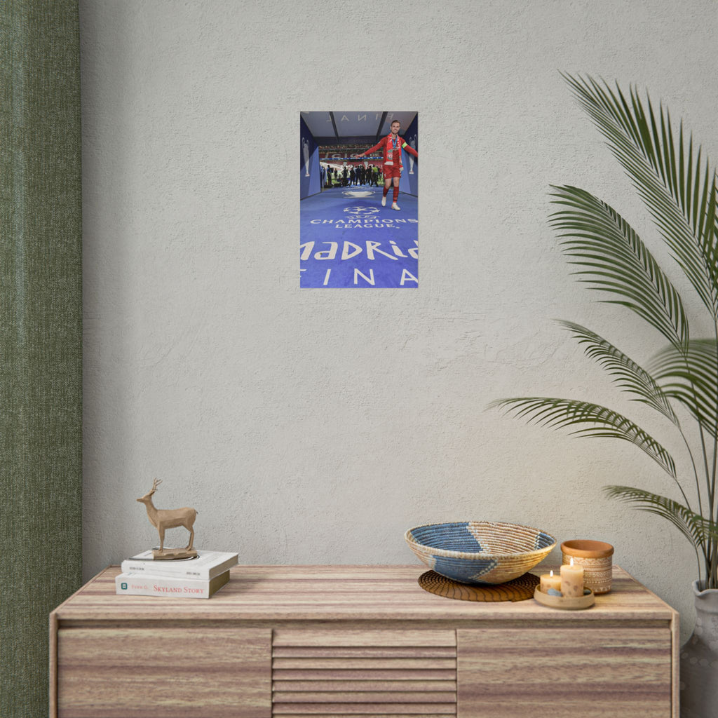 Jordan Henderson Liverpool Champions League Winners 2019 Rolled Poster