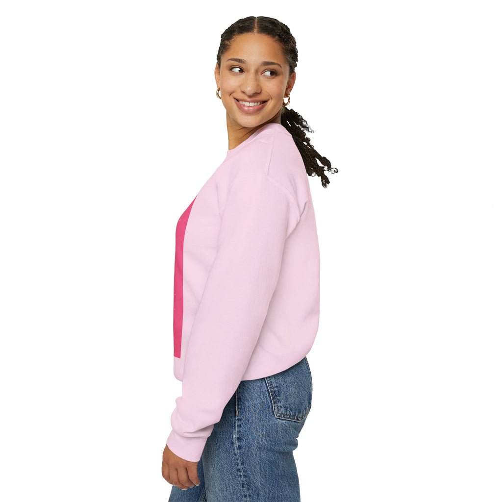Barbie Graphic Sweatshirt - Retro Pink Doll Portrait Crewneck