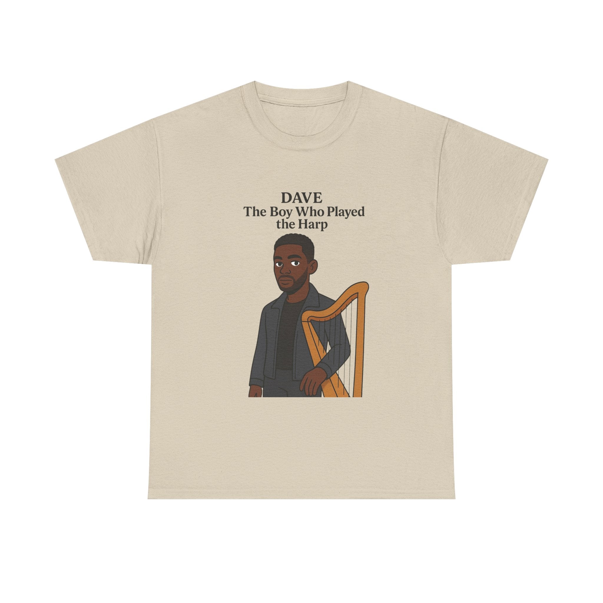 Dave T-Shirt — "The Boy Who Played the Harp" Graphic Tee