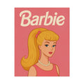 Vintage Pink Barbie Poster - Rolled Art Print