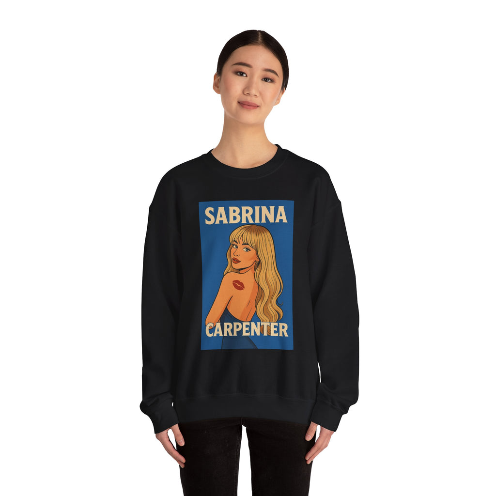 Sabrina Carpenter Retro Pin-Up Crewneck Sweatshirt