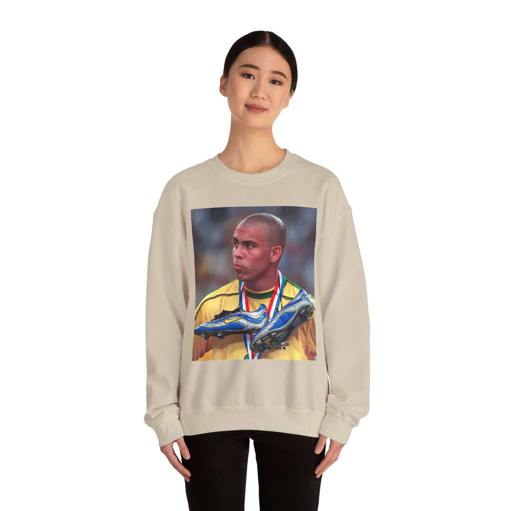 Ronaldo R9 Soccer Champion Photo Crewneck Sweatshirt