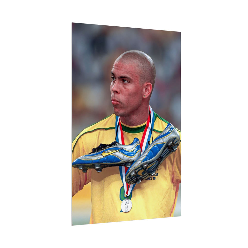 Ronaldo Brazil Champion Poster — Rolled Sports Wall Art