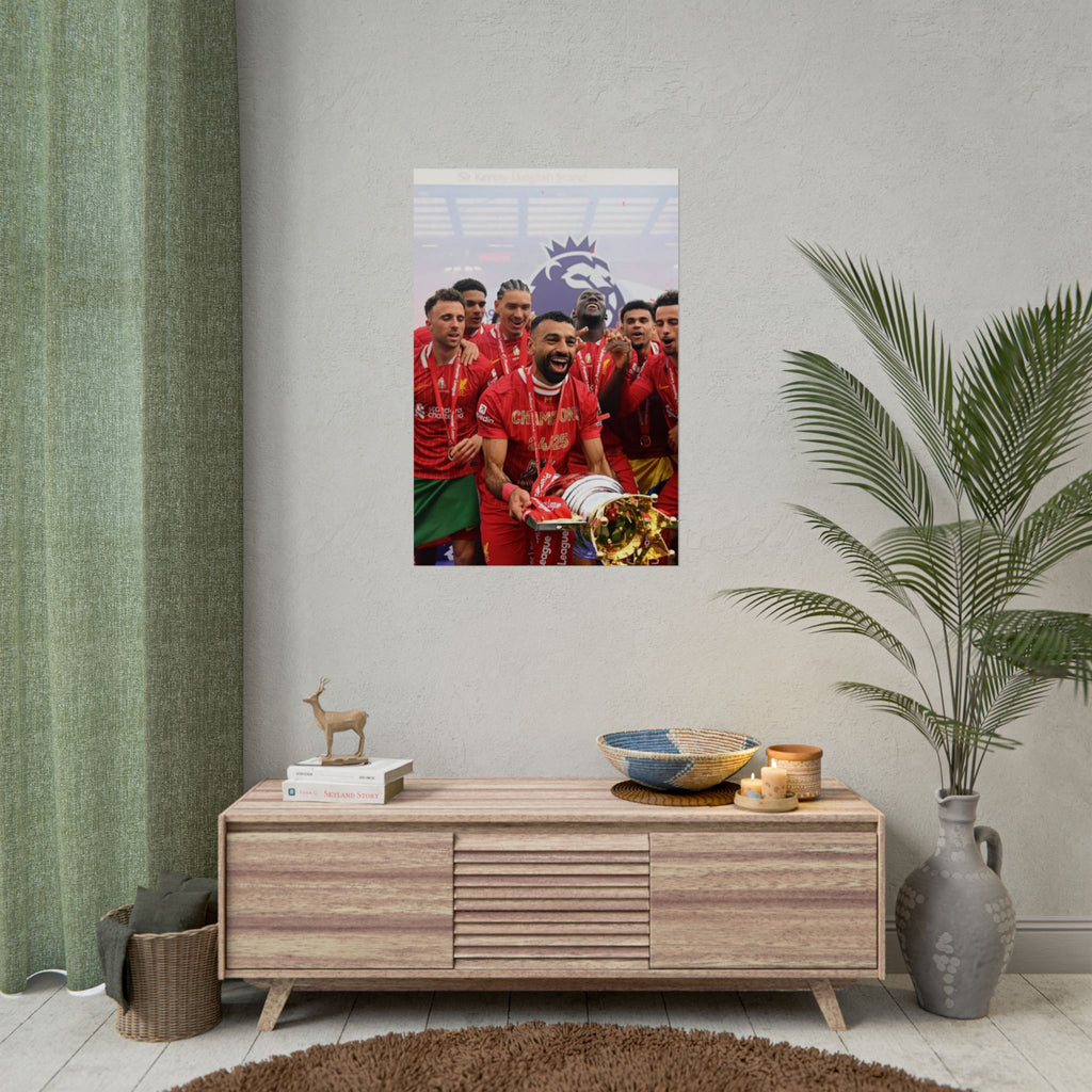 Liverpool FC Premier League Winners Photo Poster — Rolled Soccer Wall Art