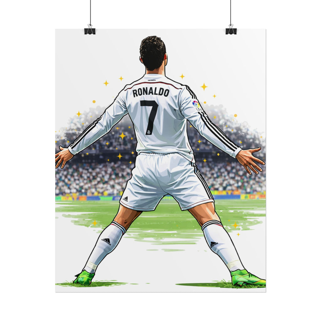 Cristiano Ronaldo Celebration Rolled Poster