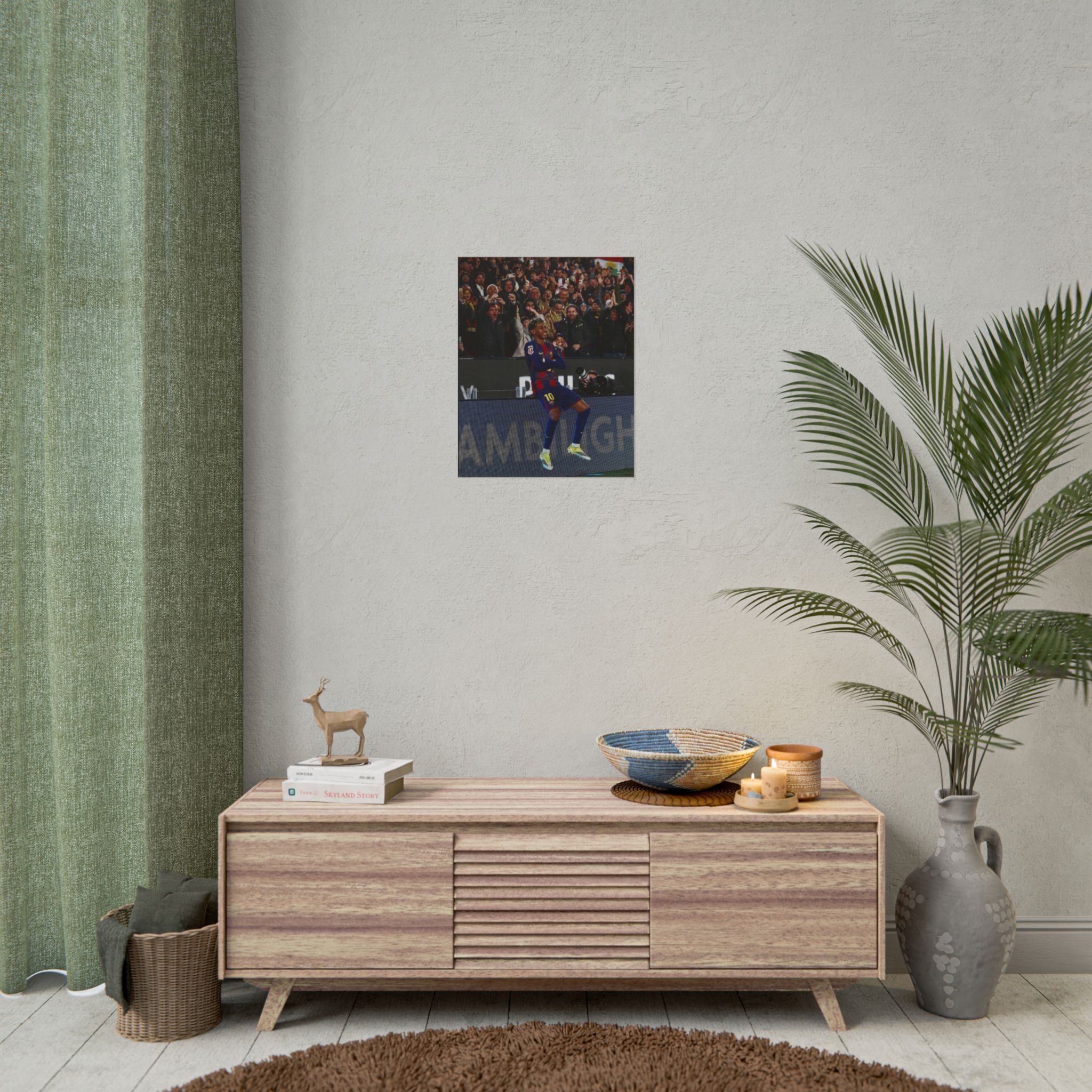 Lamine Yamal Poster — Barcelona Football Star Wall Art