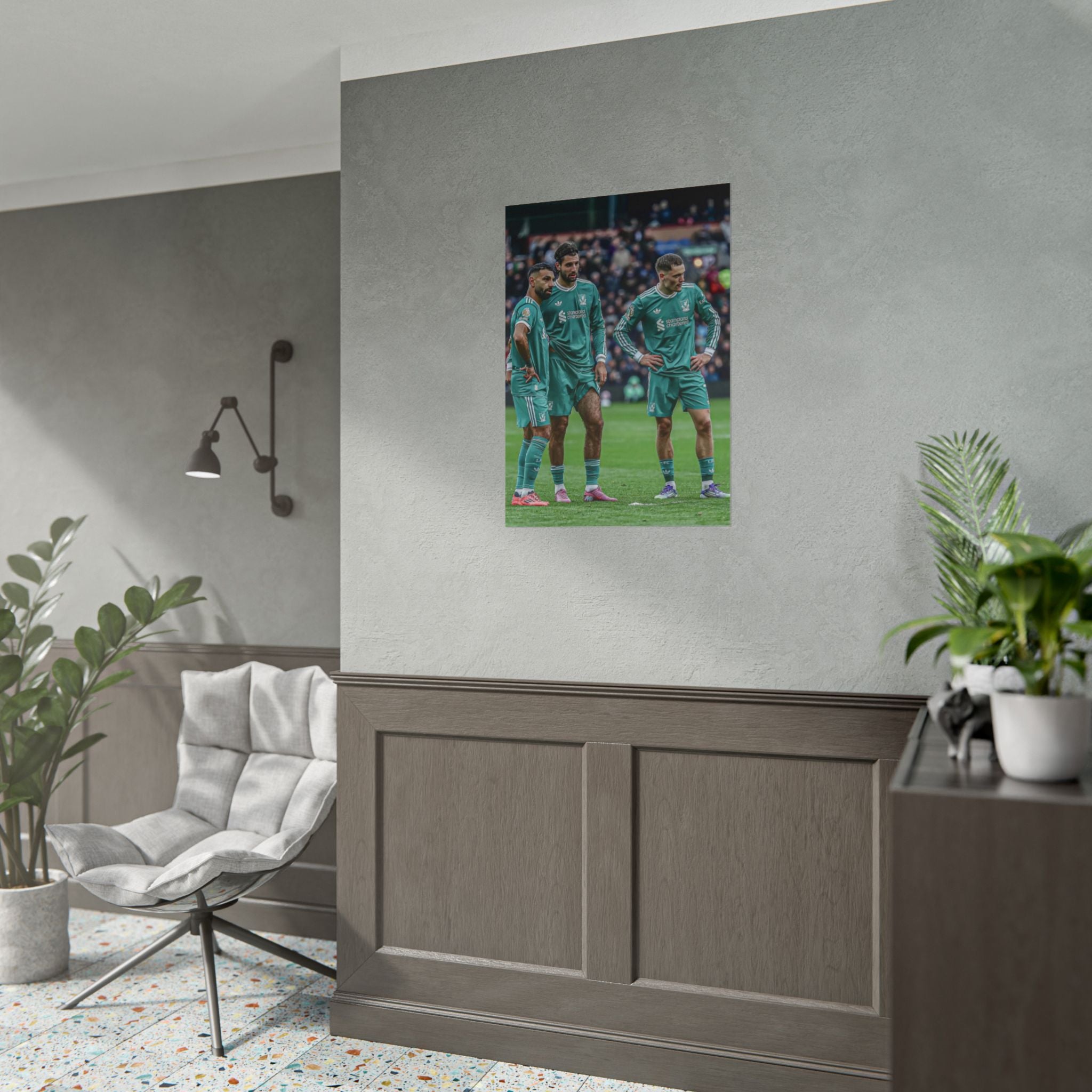 Salah, Wirtz & Szoboszlai Photo Poster - Rolled Liverpool FC Action Print